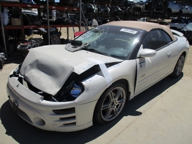 2003 MITSUBISHI ECLIPSE GS SPYDER WHITE 2.4L AT 163762